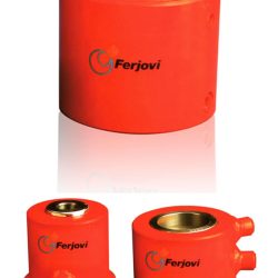 Hollow piston hydraulic cylinders
