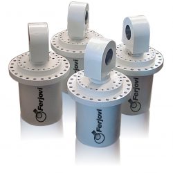 Cilindros hidráulicos estabilizadores de 350 mm. de diametro